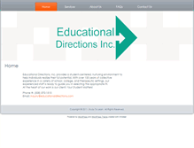 Tablet Screenshot of educationaldirections.com